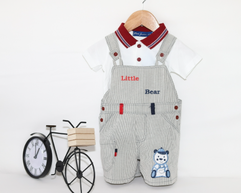 Ensemble polo salopette bébé garçon