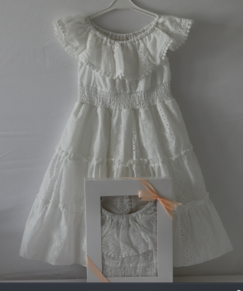 Robe blanche enfant