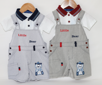 Ensemble polo salopette bébé garçon